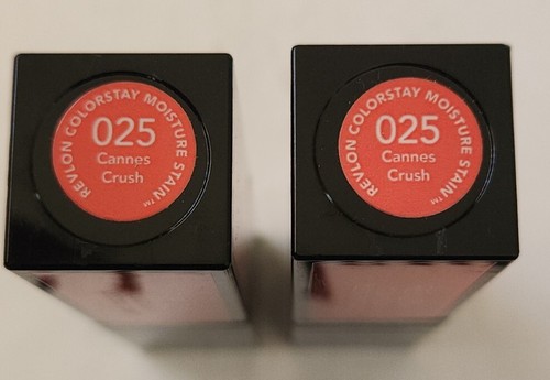 REVLON COLORSTAY MOISTURE STAIN 025 CANNES CRUSH NEW SEALED PACK OF 2 - 第 3/3 張圖片