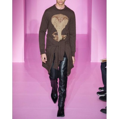 GIVENCHY 16AW Cobra Mohair Knit XS Good Condition Domestic Genuine 
