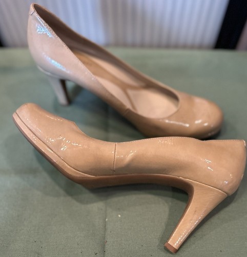 Naturalizer Women's Nude Patent Leather Pumps Size 9.5 - Picture 4 of 10