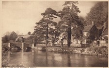 Postcard Bibury River Colne Cotswold Series My Ref RX