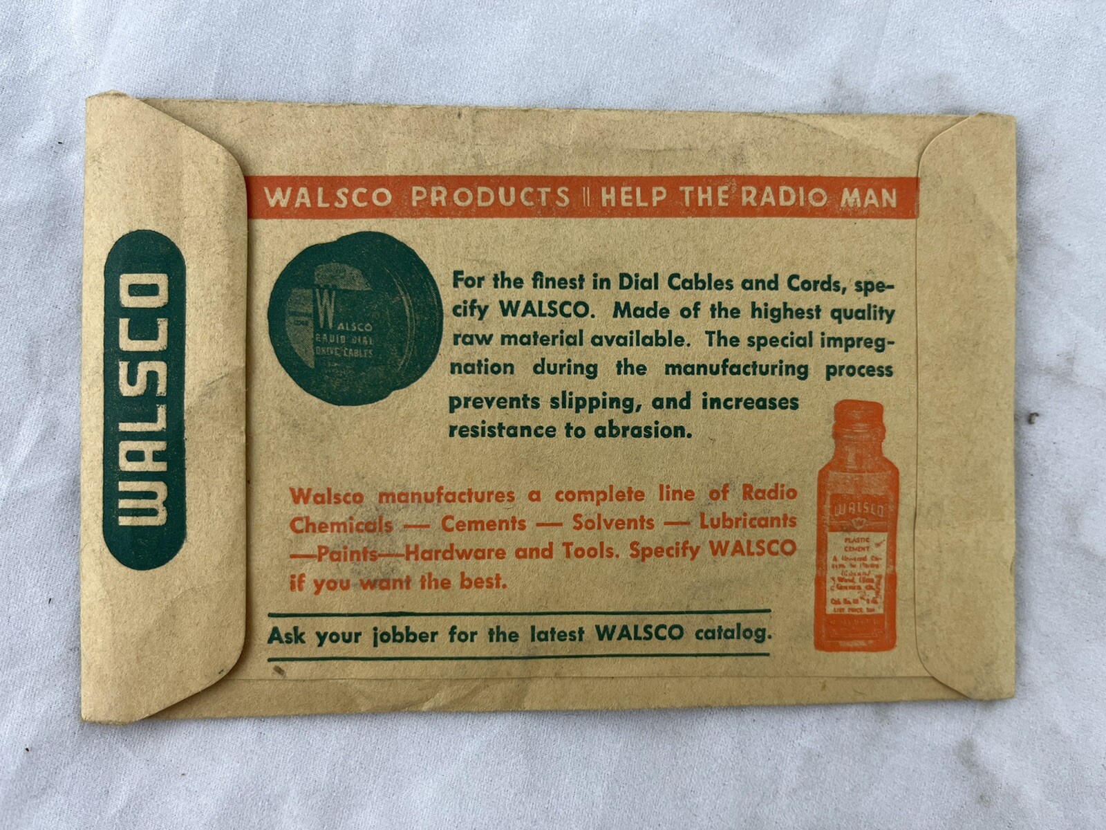 Walsco Radio Dial Belt 1186 (A2) eBay