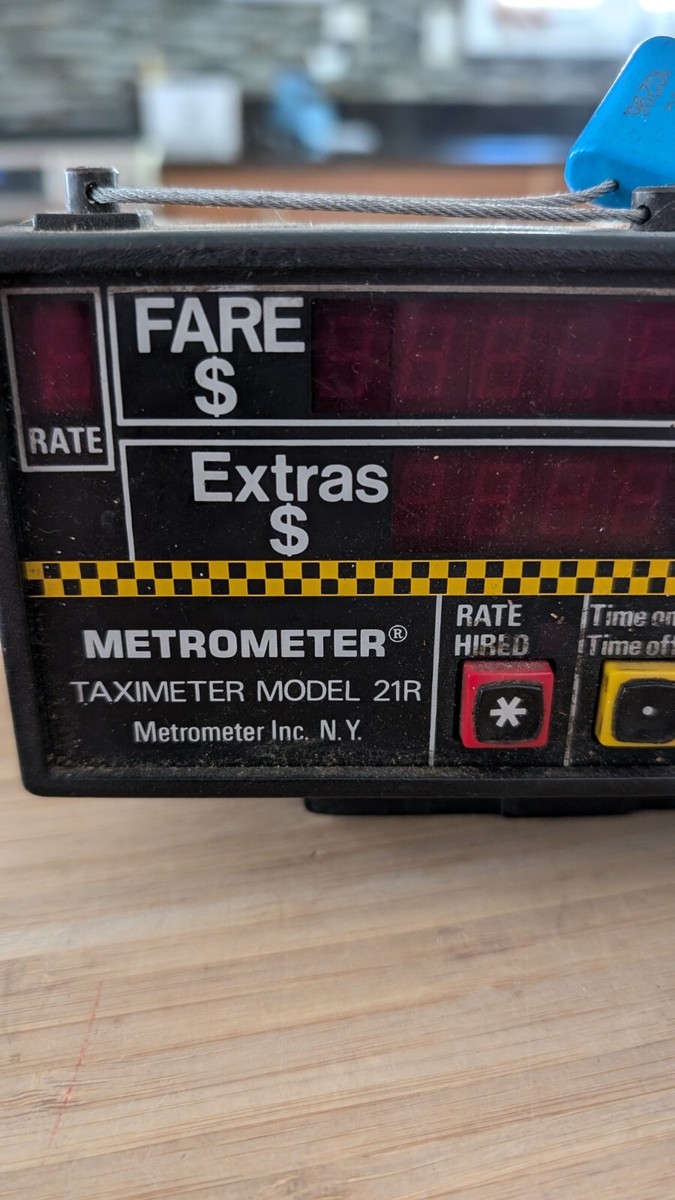カーナビ YAZAKI Taxi Meter, Printer, Onboard Unit Metrometer Taxi Meter # 21R Device With Receipt Printer | eBay