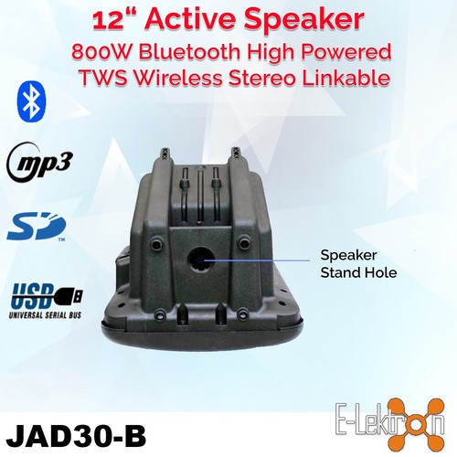 E-Lektron Trinity 522 2200W Bluetooth PA Speaker System 2X12" + 15" Sub Stands - Picture 7 of 15