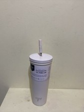 Vaso de moda de acero inoxidable aislado de doble pared 709 ml color topo