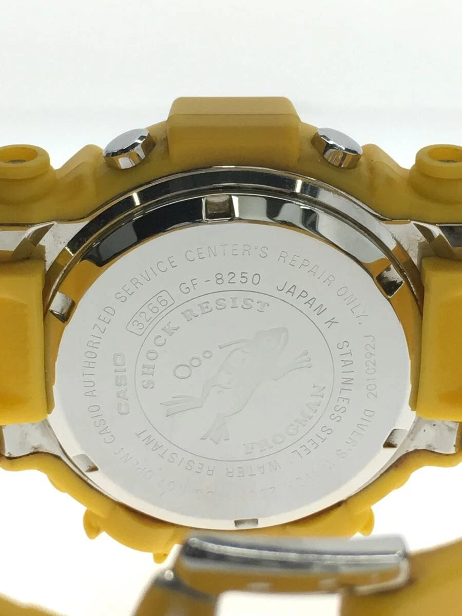 Casio Watch G-Shock Yellow GF-8250-9JF FROGMAN Used in Japan | eBay