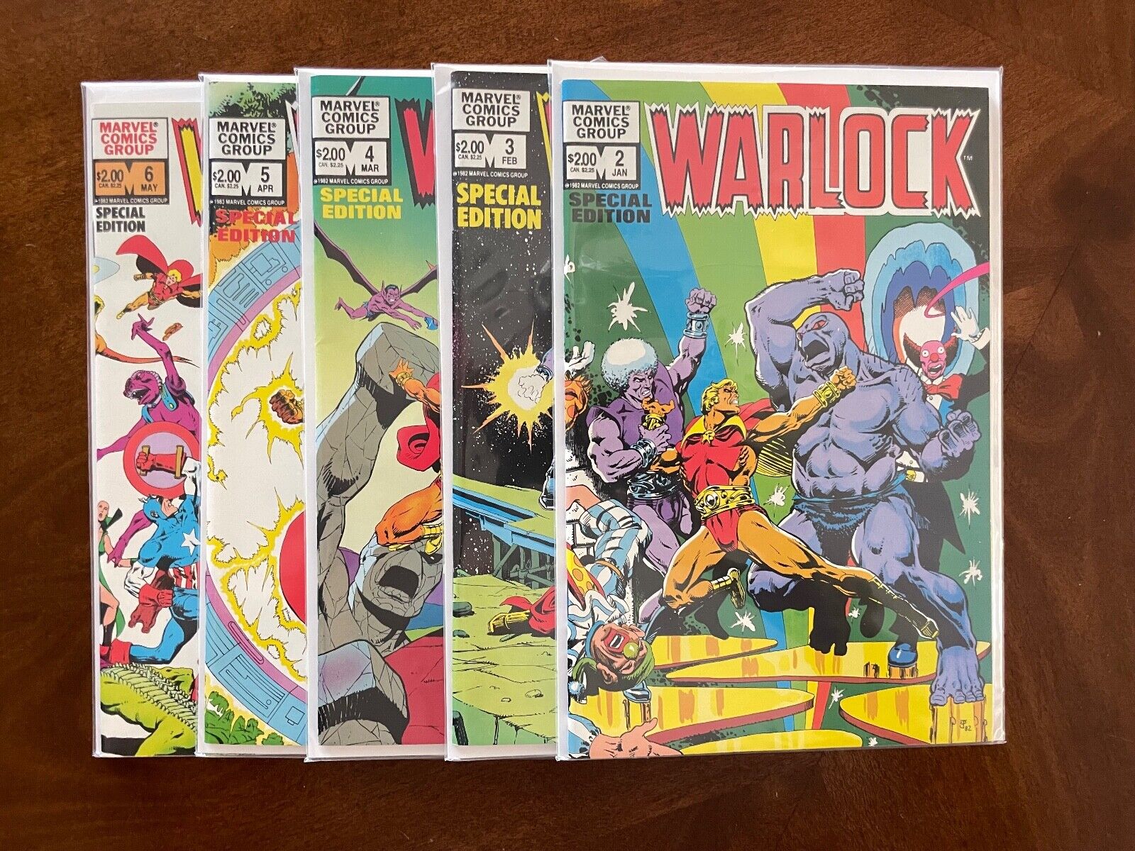 Warlock Special Edition #2-6, (Lot of 5), Marvel (1982), VF/NM (9.0) Jim Starlin