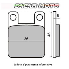 Pair brake pads FRONT APRILIA TX 311 M 312 1987 > RMS 225100080