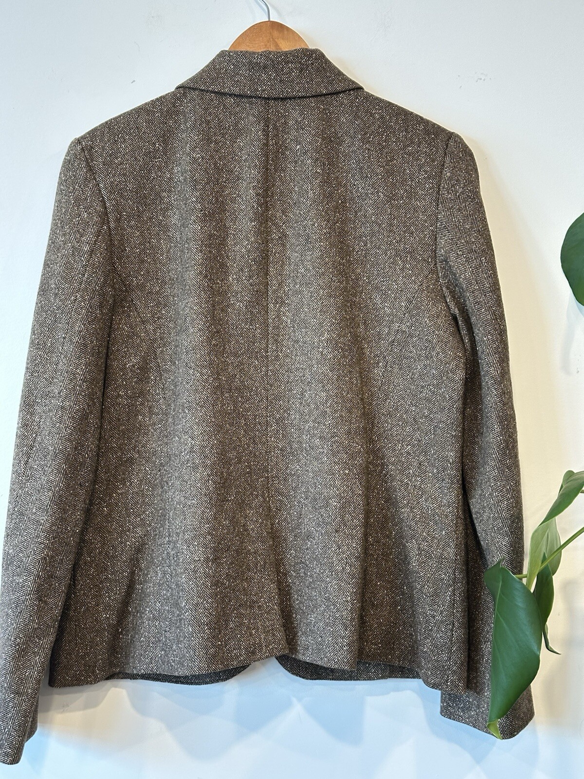 Pendleton Green Herringbone Lambswool Blazer Jack… - image 5