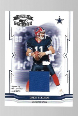 2005 Doruss Threads  Drew Bledsoe  Jersey