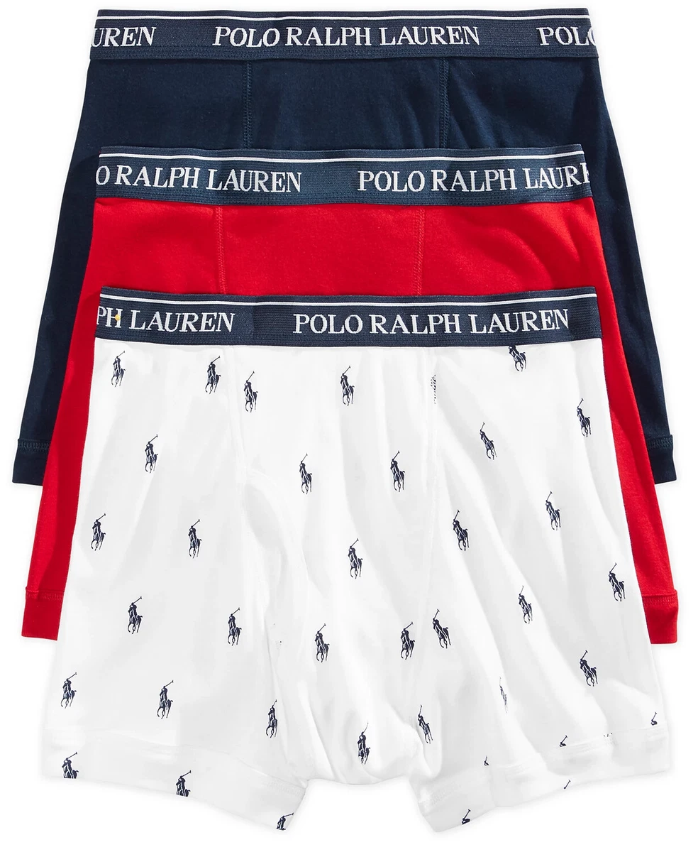 Polo Ralph Lauren 3-Pack Classic-Fit Cotton Boxer Briefs on SALE