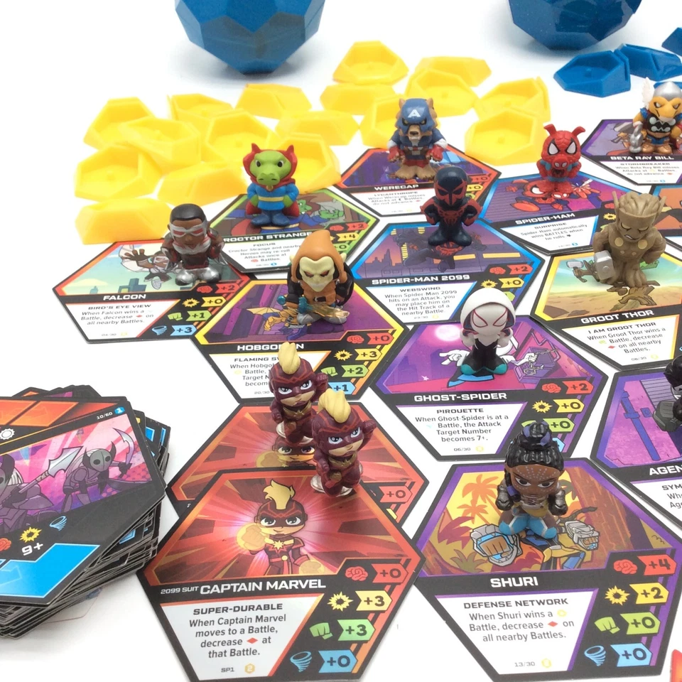 Huge Funko Marvel Battleworld Bundle Mini Figures Lot + Cards + Extras! - Image 3 of 4