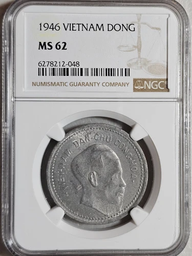 Vietnam 1 Dong 1946 NGC MS 62