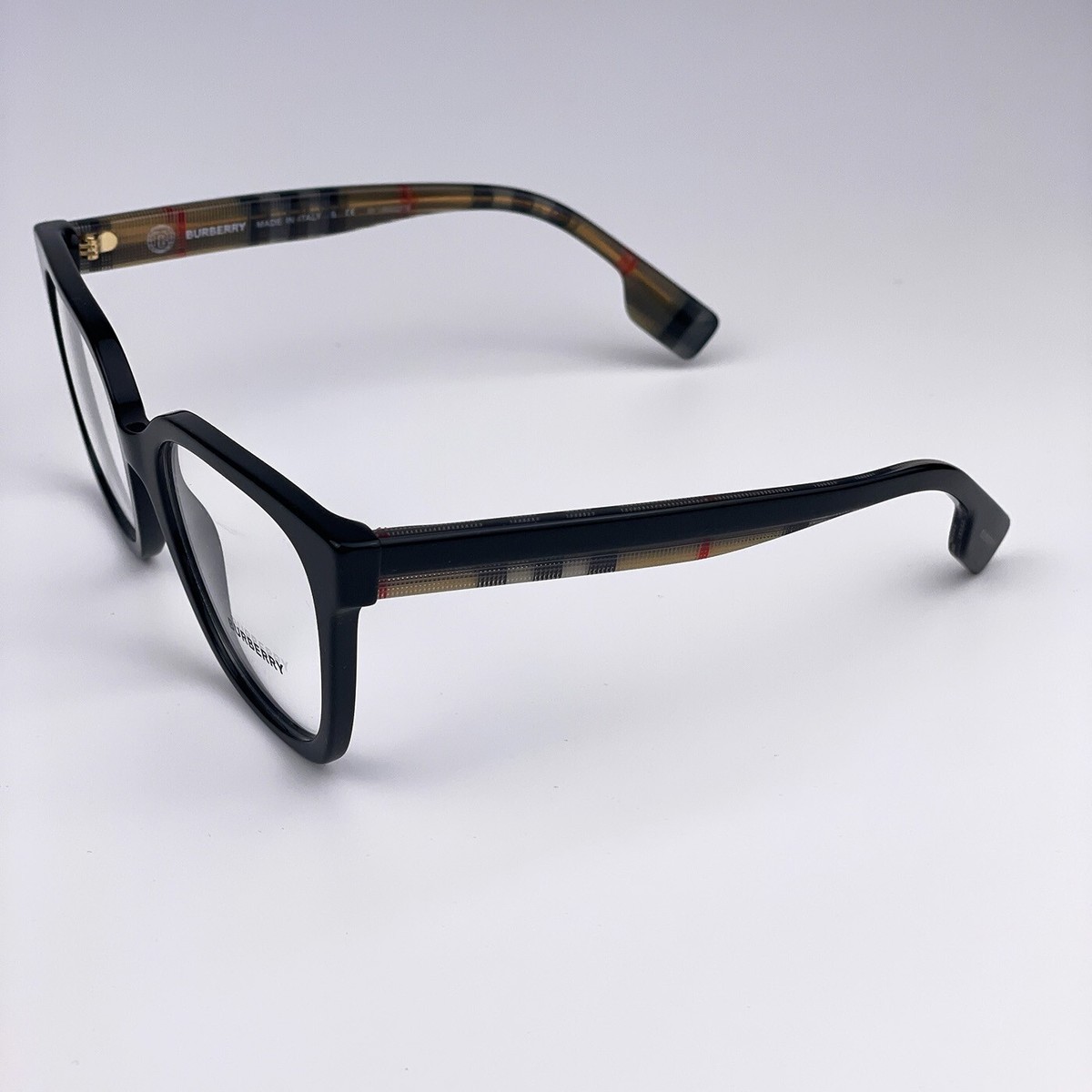 Burberry Women AUTHENTIC Eyeglasses Black Demo Square BE2347 