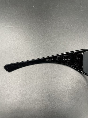 Oakley Antix Polished Black w/Black Iridium Polarized Lenses - Picture 9 of 11