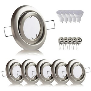 Led spots edelstahl gebürstet