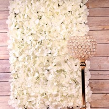 5x Cream Hydrangea Flower Wall Wedding Backdrop Party Venue Decoration 40 x 60cm