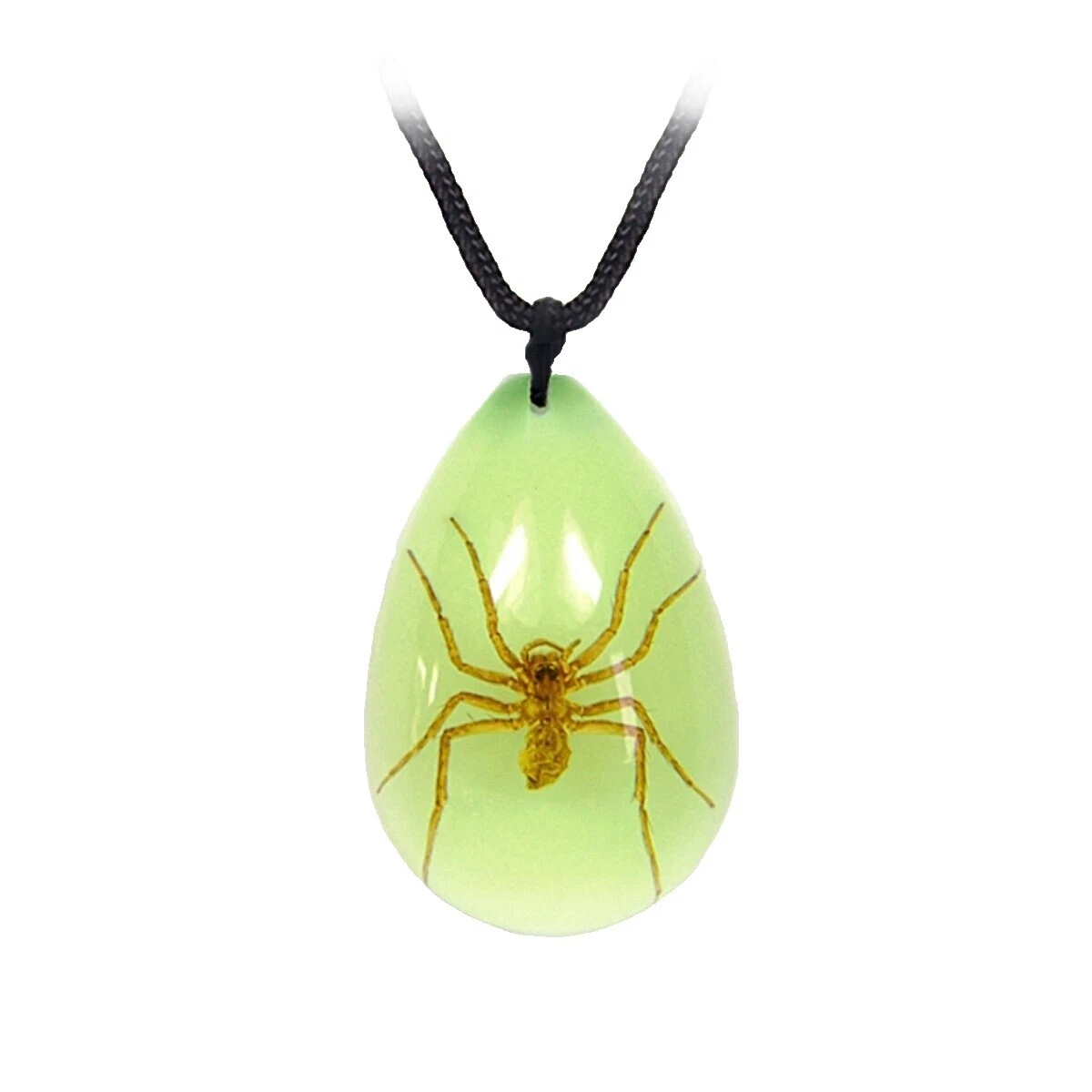 Collares y colgantes colgantes de resina de animales e insectos de moda