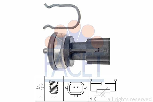 Facet KüHlmitteltemperatursensor FüR Dacia Dokker,Duster,Lodgy,Logan II-image
