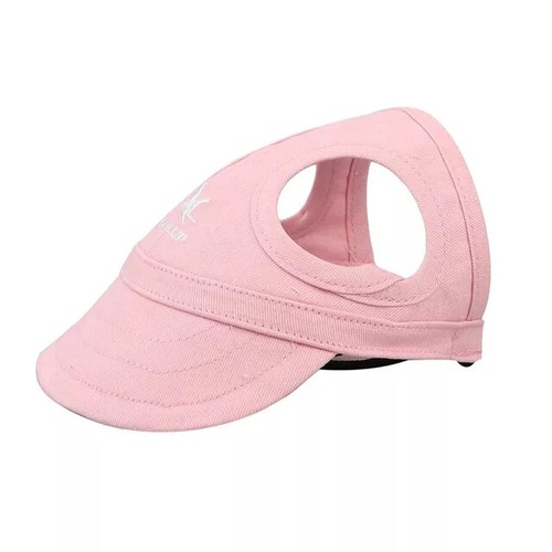 Small Puppy SSummer Visor Hat Baseball Cap Solid Color Dog Outdoor Pet Accessory - Picture 12 of 12
