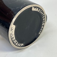 Waechtersbach West Germany Black White Marble Coffee Tea Mug Set Ceramic Vintage