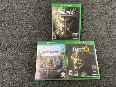 Farcry New Dawn, Fallout 4 And Fallout 76 Xbox One FPS Games Bundle lot Of 3