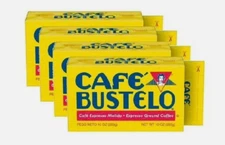 Cafe Bustelo Ground Espresso Coffee 10oz Brick Vacuum Packed (4 PACK)