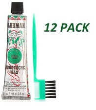 Clubman Moustache Wax Neutral .5oz 12 Pack