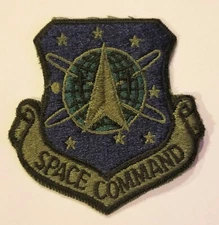 US AIR FORCE SPACE COMMAND PATCH - US GOVERNMENT ISSUE USGI!