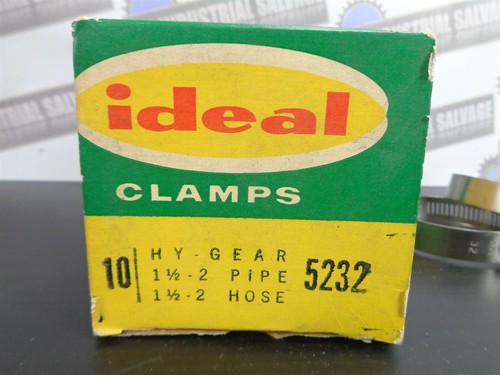 2 uds. Vintage HY-GEAR 5232 Tubo de manguera inoxidable ABRAZADERAS 1-1/2 "a 2" (NUEVO #32) - Imagen 3 de 10
