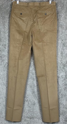 $80 New Lands' End Men's Trad Fit Fine Wale Stretch Corduroy Pants Brown 32x38 - Picture 5 of 12