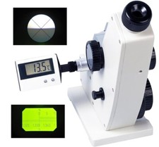 ABBE Réfractomètre Réfractomètre Monoculaire avec Indice de Réfraction nD 1.3000-1.700