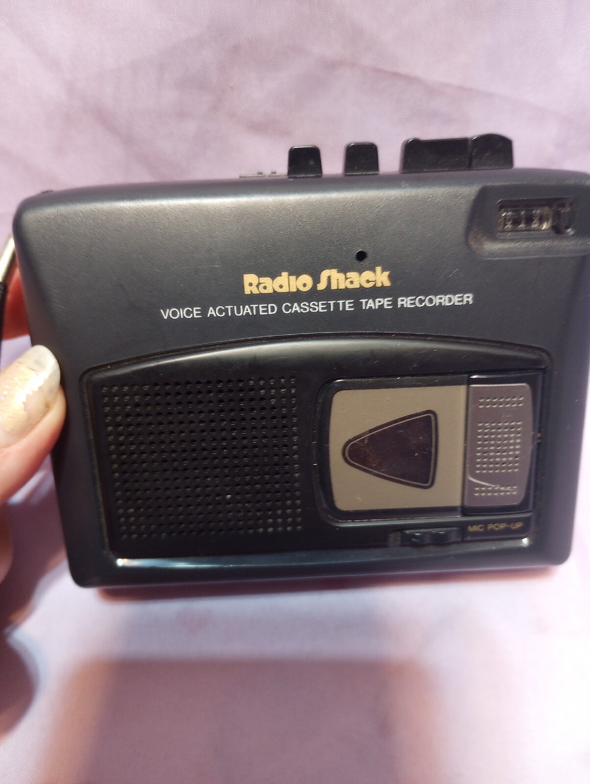 Radio Shack Voice Activated Cassette Tape Recorder CTR96 Tested works 90s eBay