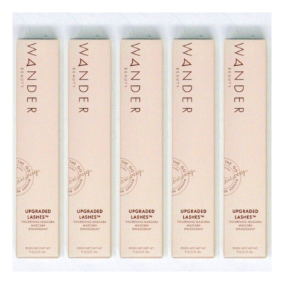 Wander Beauty Upgraded Lashes Thickening Mascara Jet Black Full Size Set of 5