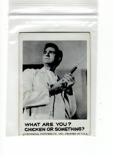 SPOOK STORIES 1961 LEAF CARDS - UNIVERSAL STUDIOS #4 - 第 1/2 張圖片