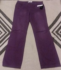 New MNG Basic Mango purple pants sz 12