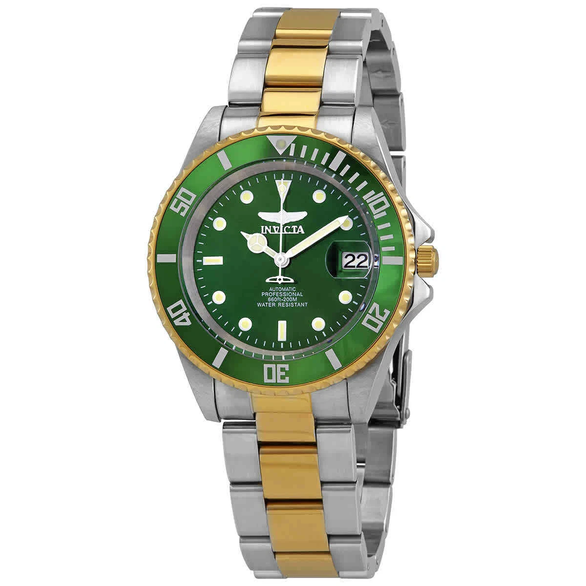 Invicta watch with green face clearance