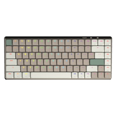 Azio Csg20404 Cascade Slim Bluetooth And Usb Mechanical Computer Keyboard, Hot-