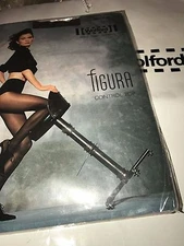 Wolford FIGURA Control Top Tights Color: Black  Size: Small 18018 -12