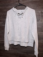 So Lounge Life Sweatshirt Grey Size Small Hooded