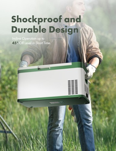 1x New 21QT Car Fridge Freezer Cooler Portable Car Refrigerator 12/24V DC 60W - Picture 8 of 9
