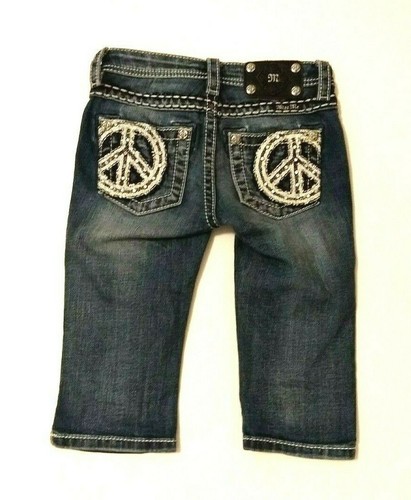 Denim Blue Capri Jean Shorts 