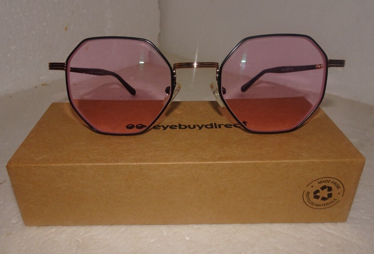Eyebuydirect Music 49-21-40 C2 Geometric Black Gold Eyeglasses
