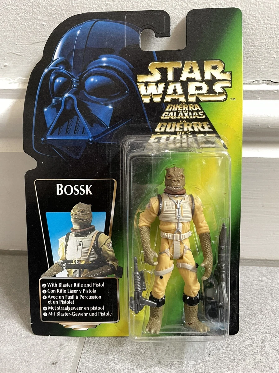 STAR WARS POWER OF THE FORCE POTF BOSSK KENNER ACTION FIGURE GREEN