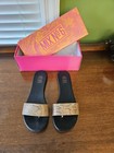 Mix No. 6 Millena Gold Slides NIB Size 10 — photo 1