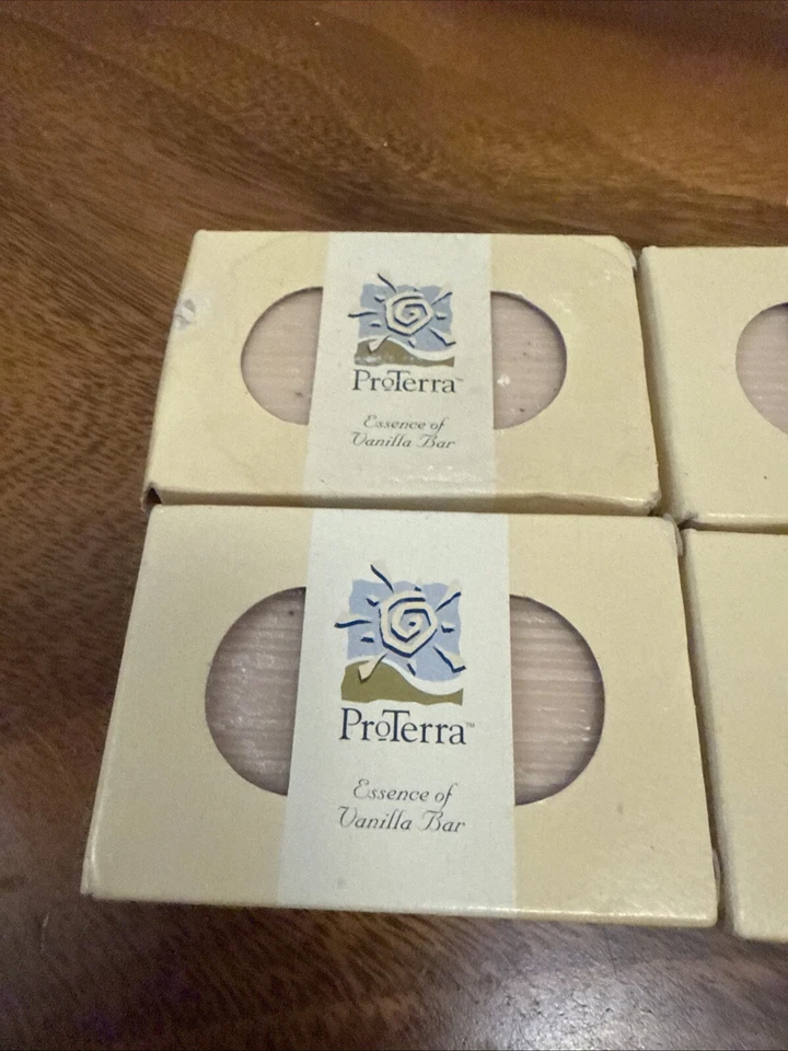 ProTerra Essence of Vanilla Exfoliating Cleansing Lot Of 6 Bar Soap 2 Oz RETIRED - Image 2 of 4