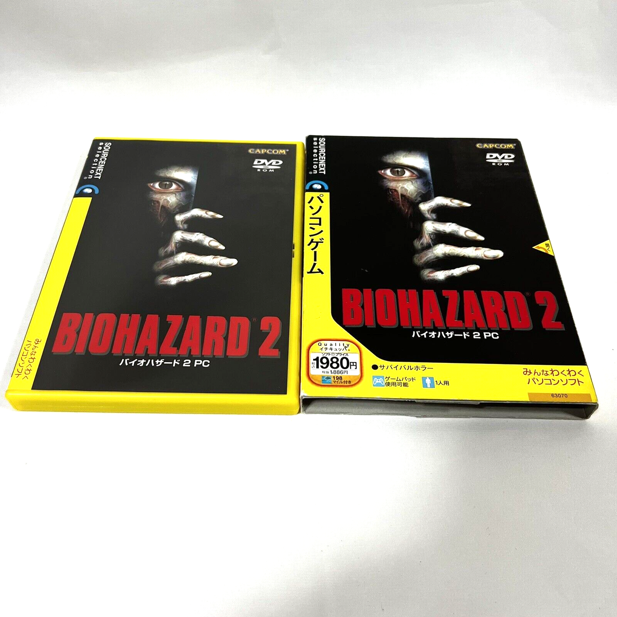 BIOHAZARD & BIOHAZARD 2 Windows版 BIOHAZARD 2 PC Windows2000/XP Survival Horror game slim package