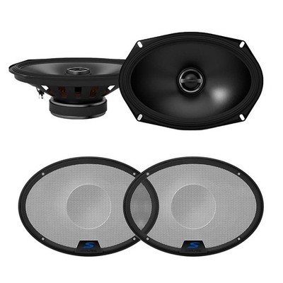 Alpine S-S69 6x9'' Car Speaker 520W Coaxial Car Speakers with KTE-S69G 6x9''