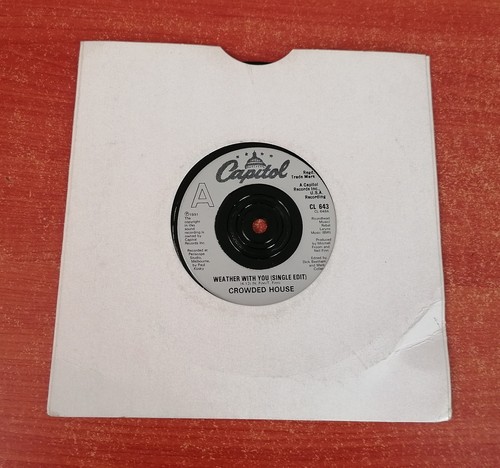 Crowded House - Weather With You - 7 Inch Single 1992. (Fully Play Tested) - Picture 3 of 4
