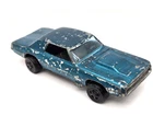 L🔥🔥K!  ⭐ HOT WHEELS ⭐ REDLINE ⭐1968 ⭐ CUSTOM T-BIRD ⭐ NO BLACK ROOF ⭐ HK AQUA