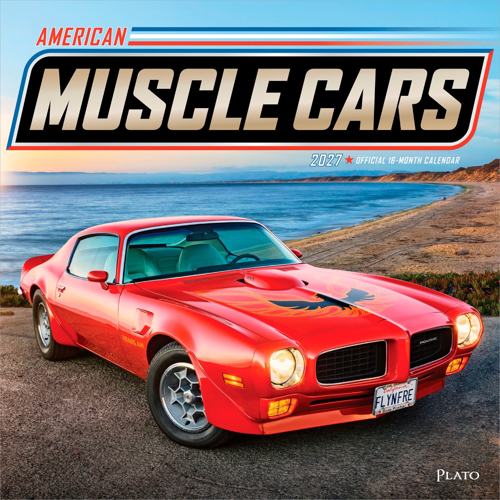 American Muscle Cars OFFICIAL 2027 12x24" (Hanging) Monthly Square Wall Calendar